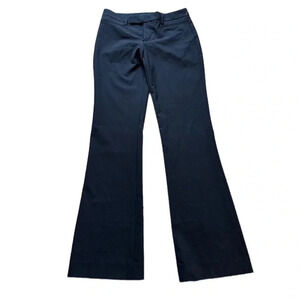 Gap Women's Stretch Modern Boot Black Pin Stripe Dress Pants Size 2 Long NWT